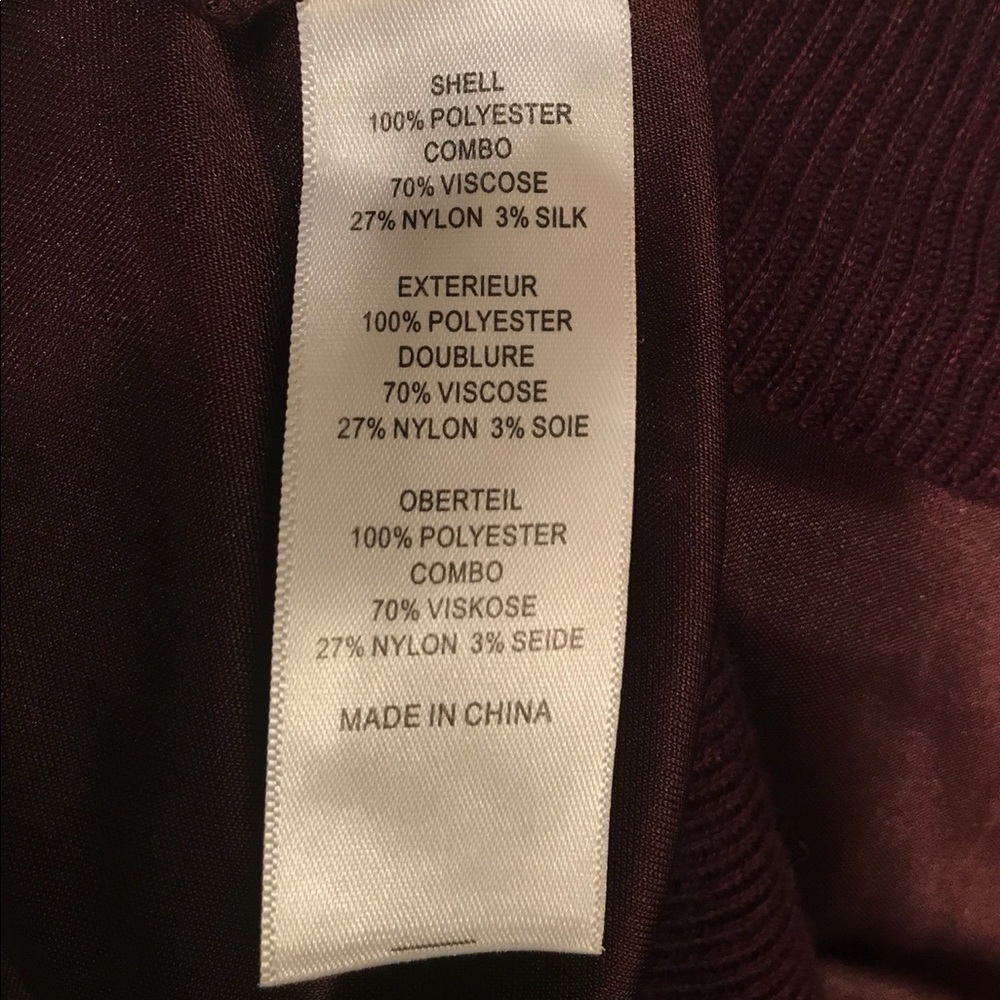 Adrianna Papell Maroon Dressy Top - Picture 8 of 8